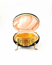 Load image into Gallery viewer, Rare 1900s Persian handpainted enamel miniature gold filled wide floral cuff bracelet double hinged, gifts for her
